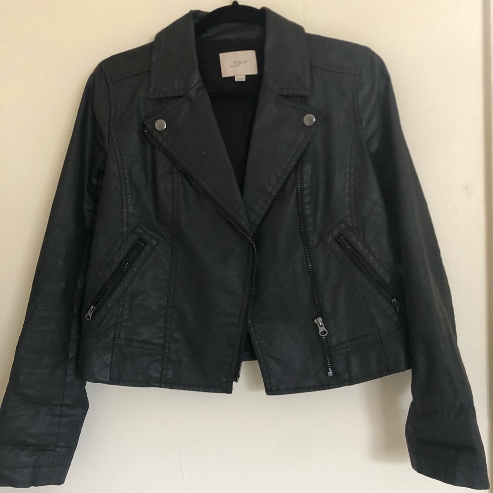 LOFT black moto jacket